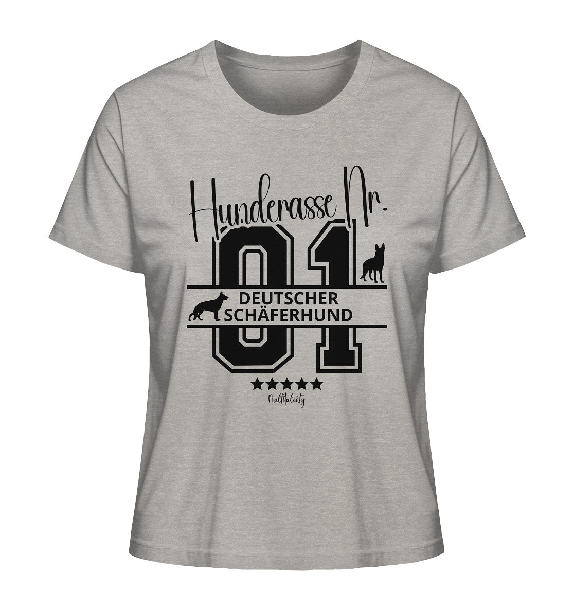 Nr. 01 Deutscher Schäferhund - Ladies Organic Shirt - Multitalenty