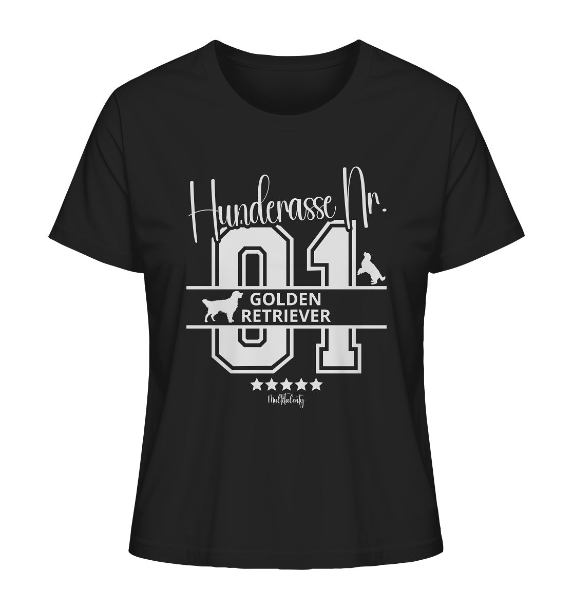 Nr. 01 Golden Retriever - Ladies Organic Shirt - Multitalenty