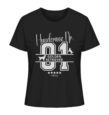 Nr. 01 Golden Retriever - Ladies Organic Shirt - Multitalenty