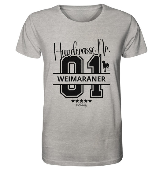 Nr. 01 Weimaraner - Organic Shirt - Multitalenty