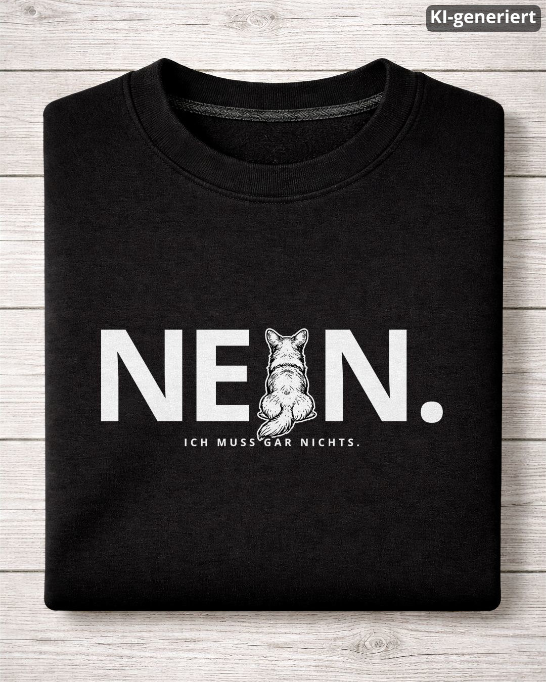 KI-generiertes Detailbild - Nein. Ich muss gar nichts. - Corgi
