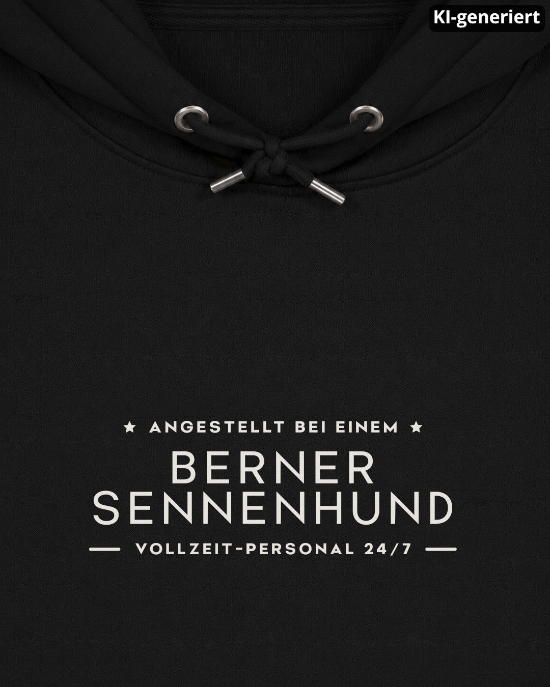 KI-generiertes Detailbild – Vollzeit-Personal - Berner Sennenhund