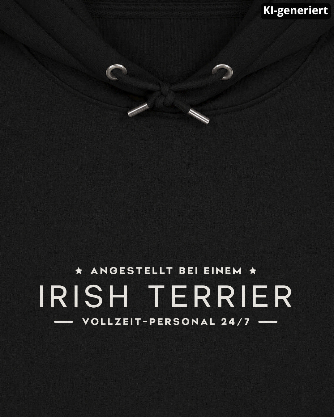 KI-generiertes Detailbild – Vollzeit-Personal - Irish Terrier