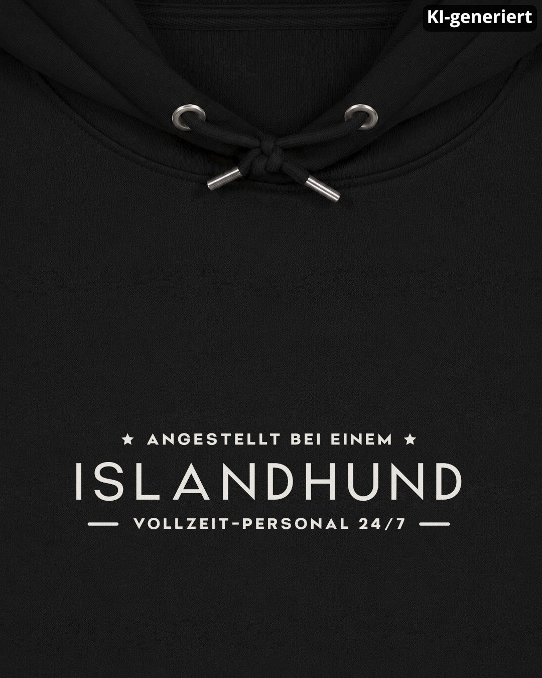 KI-generiertes Detailbild – Vollzeit-Personal - Islandhund