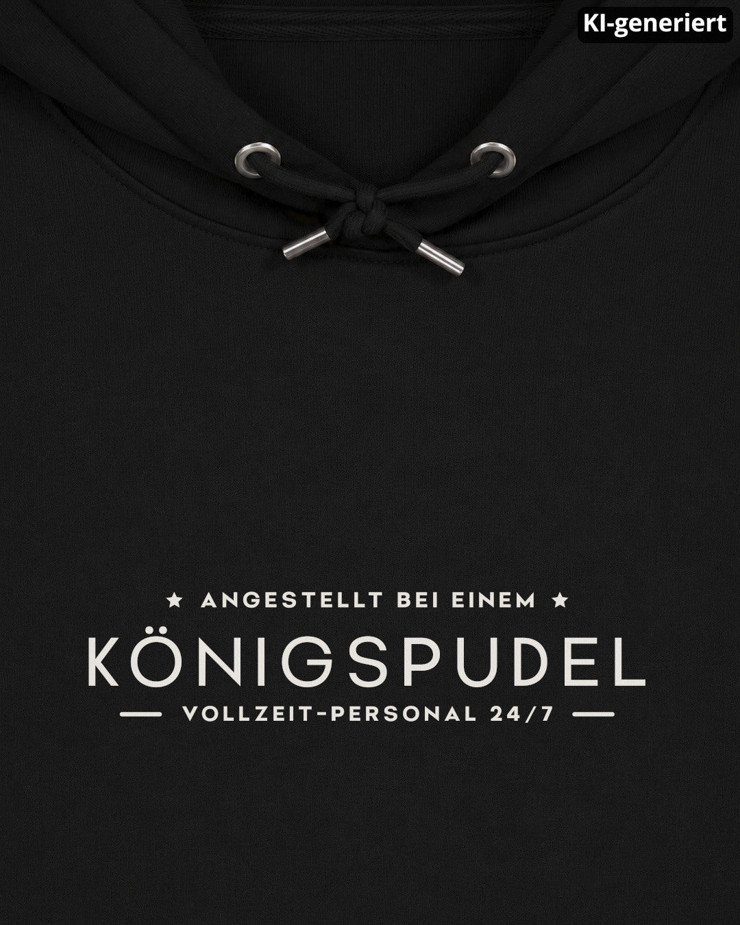 KI-generiertes Detailbild – Vollzeit-Personal - Großpudel