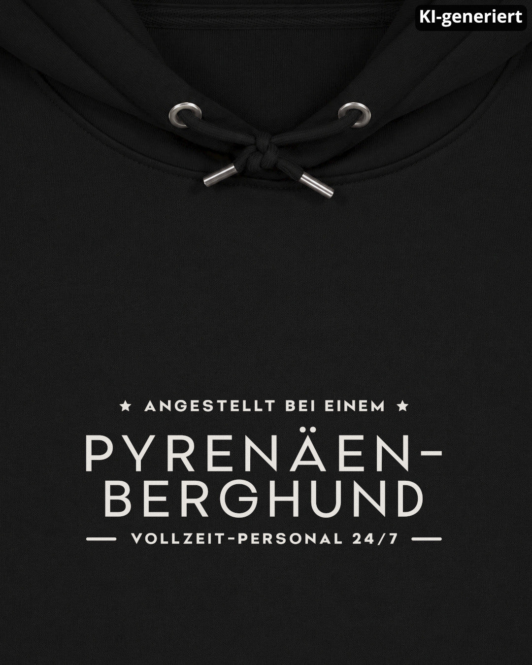 KI-generiertes Detailbild – Vollzeit-Personal - Pyrenäenberghund
