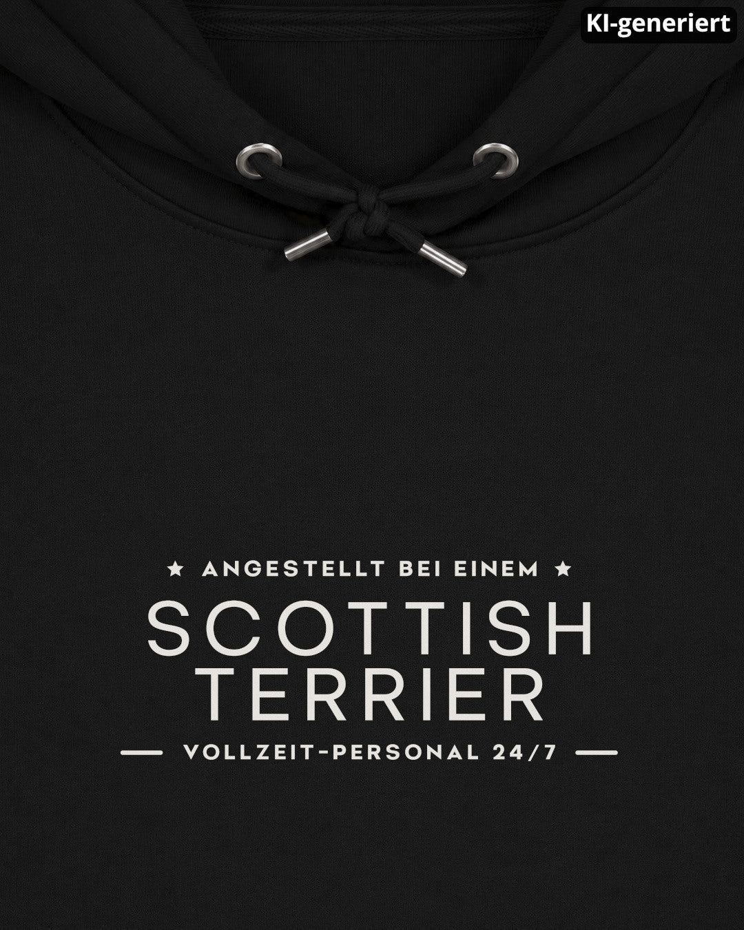 KI-generiertes Detailbild – Vollzeit-Personal - Scottish Terrier