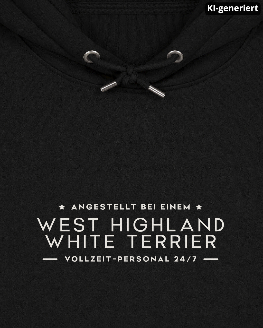 KI-generiertes Detailbild – Vollzeit-Personal - West Highland White Terrier