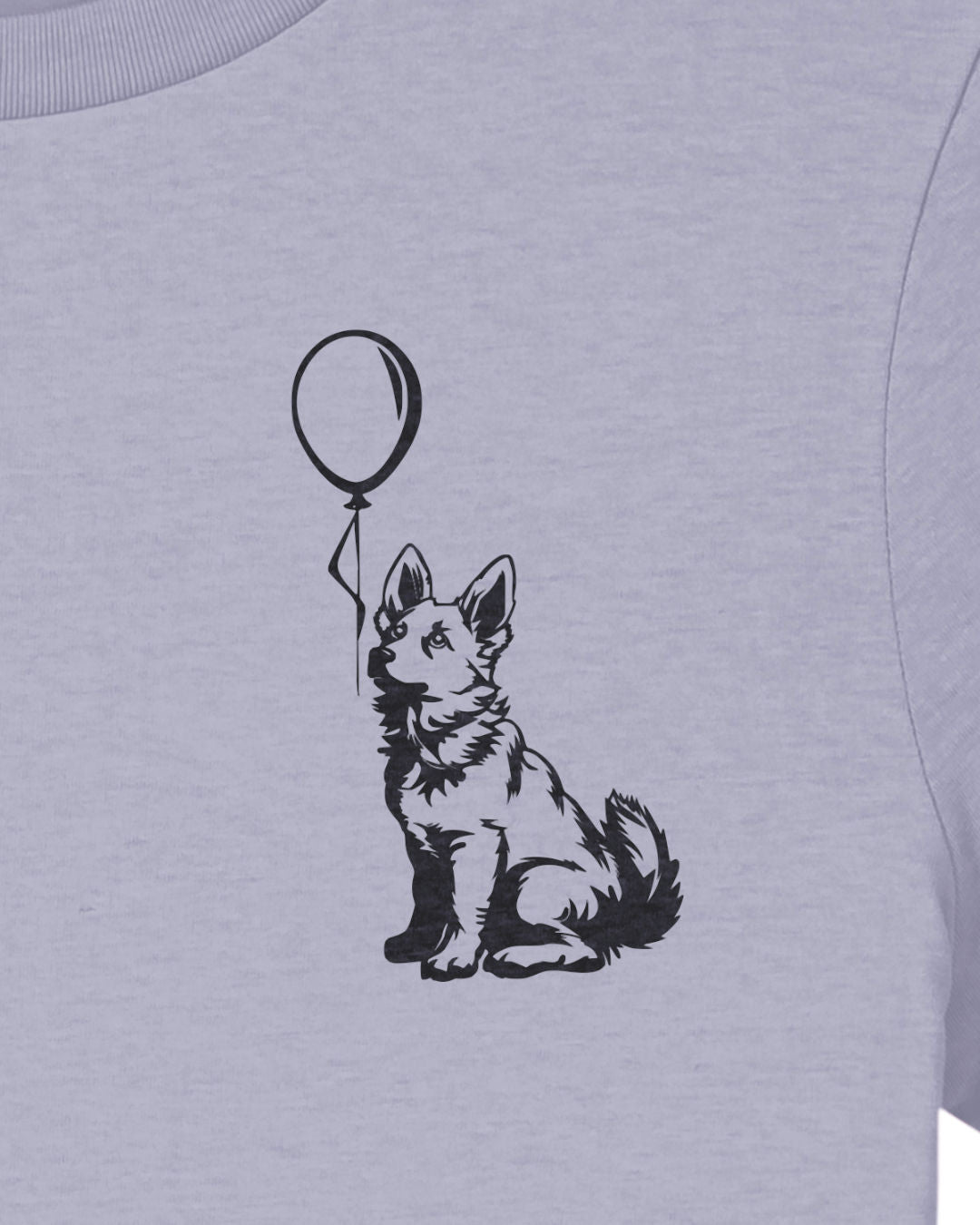 Detailbild – Ballon - Weißer Schäferhund
