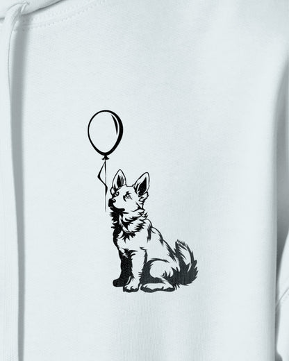 Detailbild – Ballon - Weißer Schäferhund
