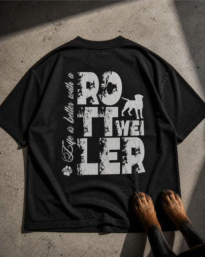 Detailbild - Life is better - Rottweiler