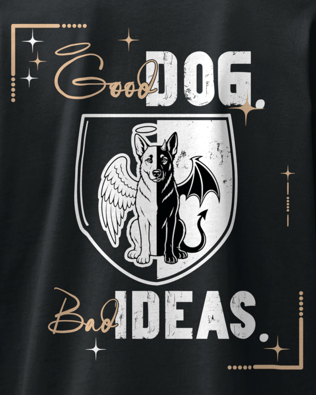 Detailbild – Good Dog. Bad Ideas. - Deutscher Schäferhund