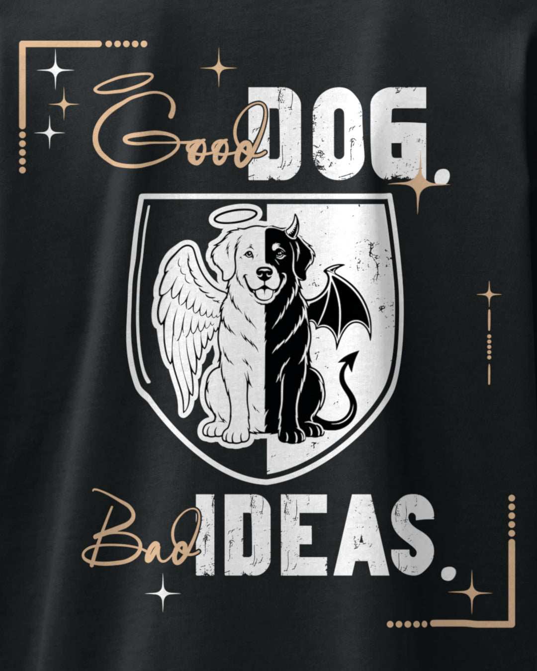 Detailbild – Good Dog. Bad Ideas. - Golden Retriever