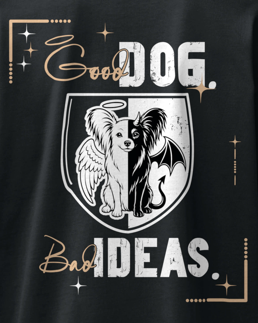 Detailbild – Good Dog. Bad Ideas. - Papillon