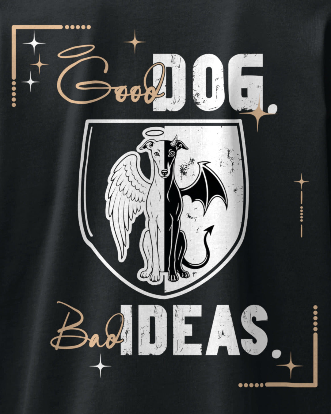 Detailbild – Good Dog. Bad Ideas. - Windhund