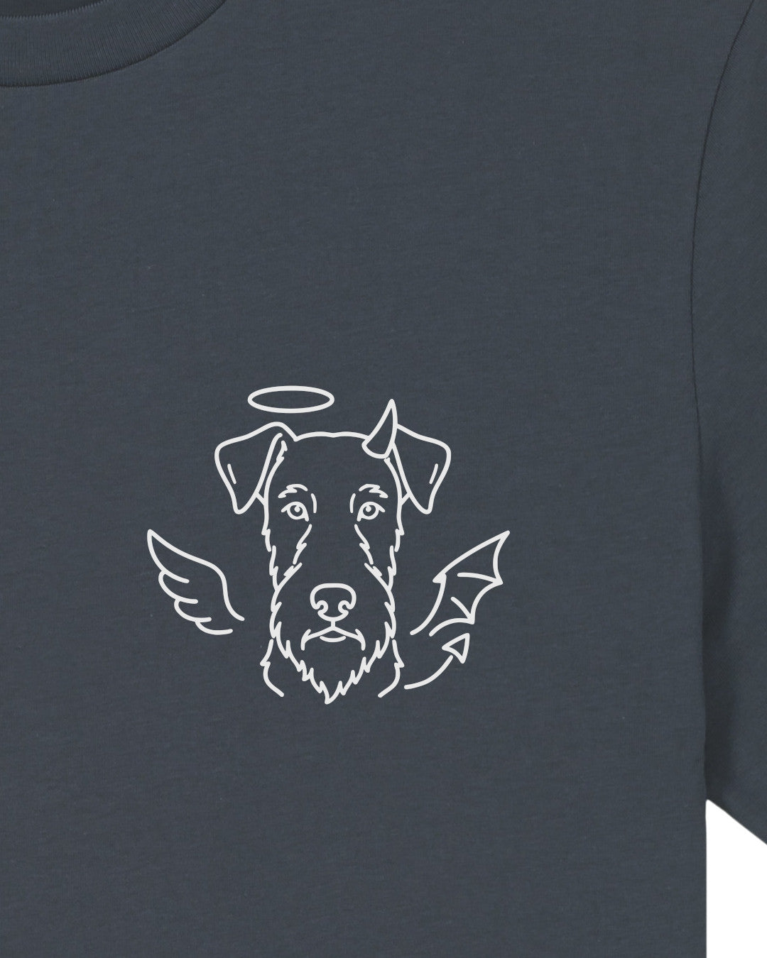 Detailbild – Halo & Horns - Airedale Terrier