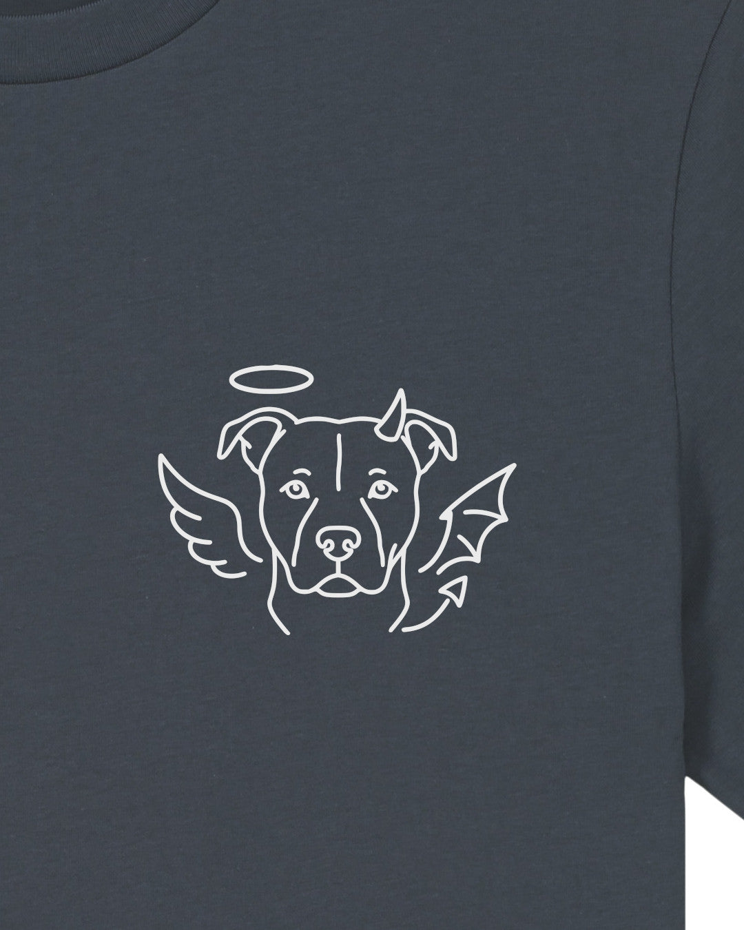 Detailbild – Halo & Horns - Amstaff