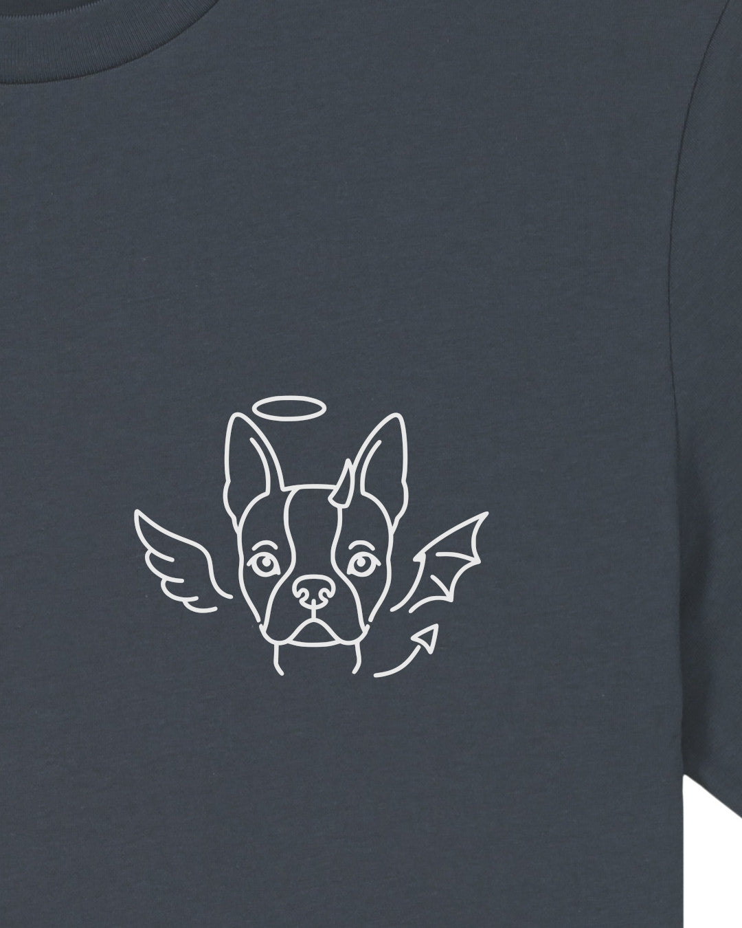 Detailbild – Halo & Horns - Boston Terrier