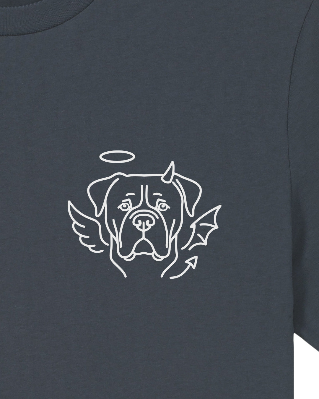 Detailbild – Halo & Horns - Bullmastiff