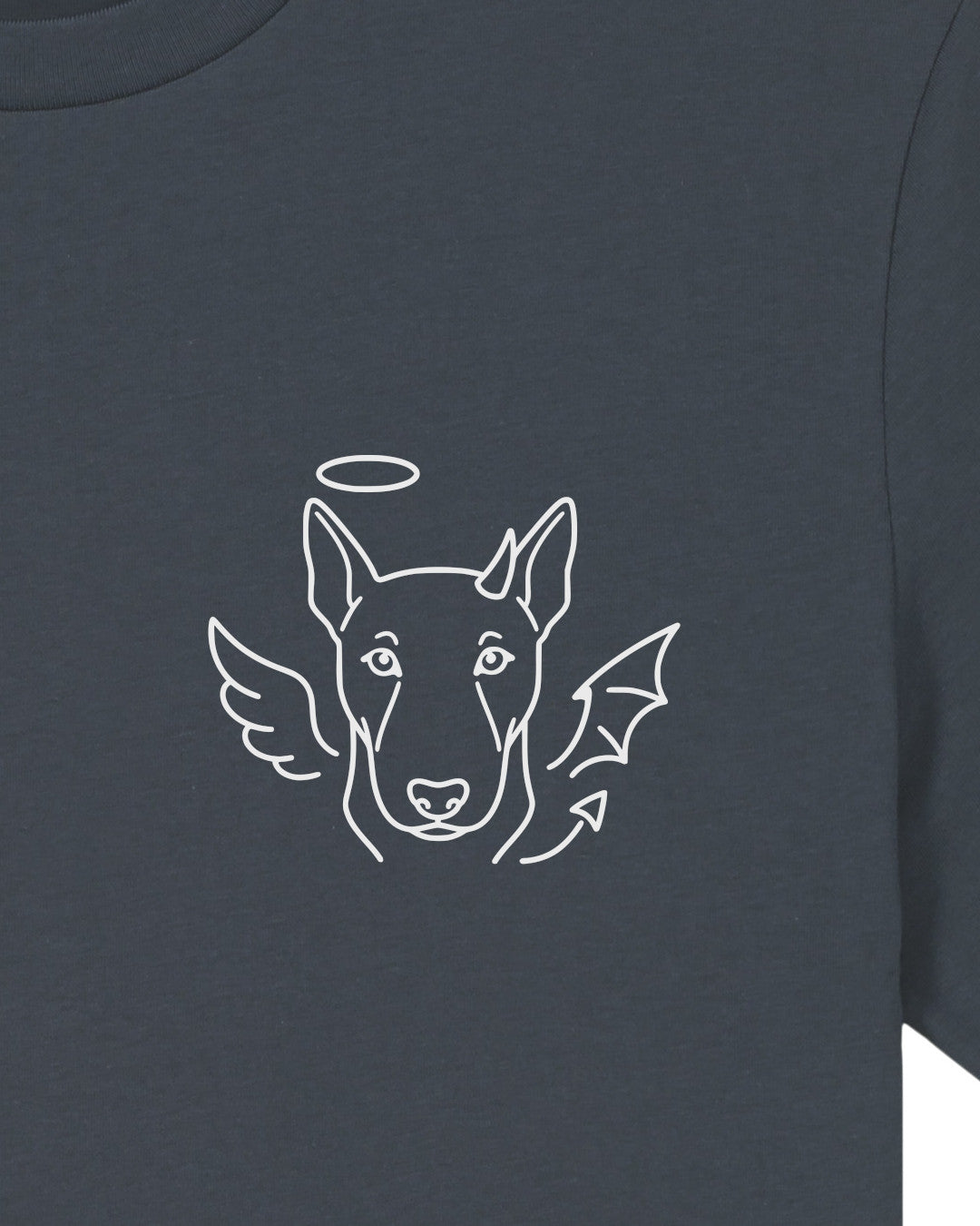 Detailbild – Halo & Horns - Bullterrier