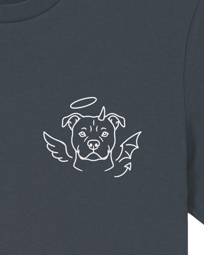 Detailbild – Halo & Horns - Staffordshire Bullterrier