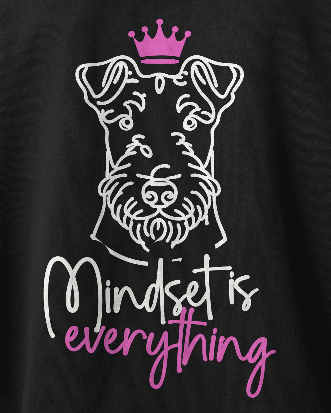 Detailbild – Mindset is everything - Airedale Terrier