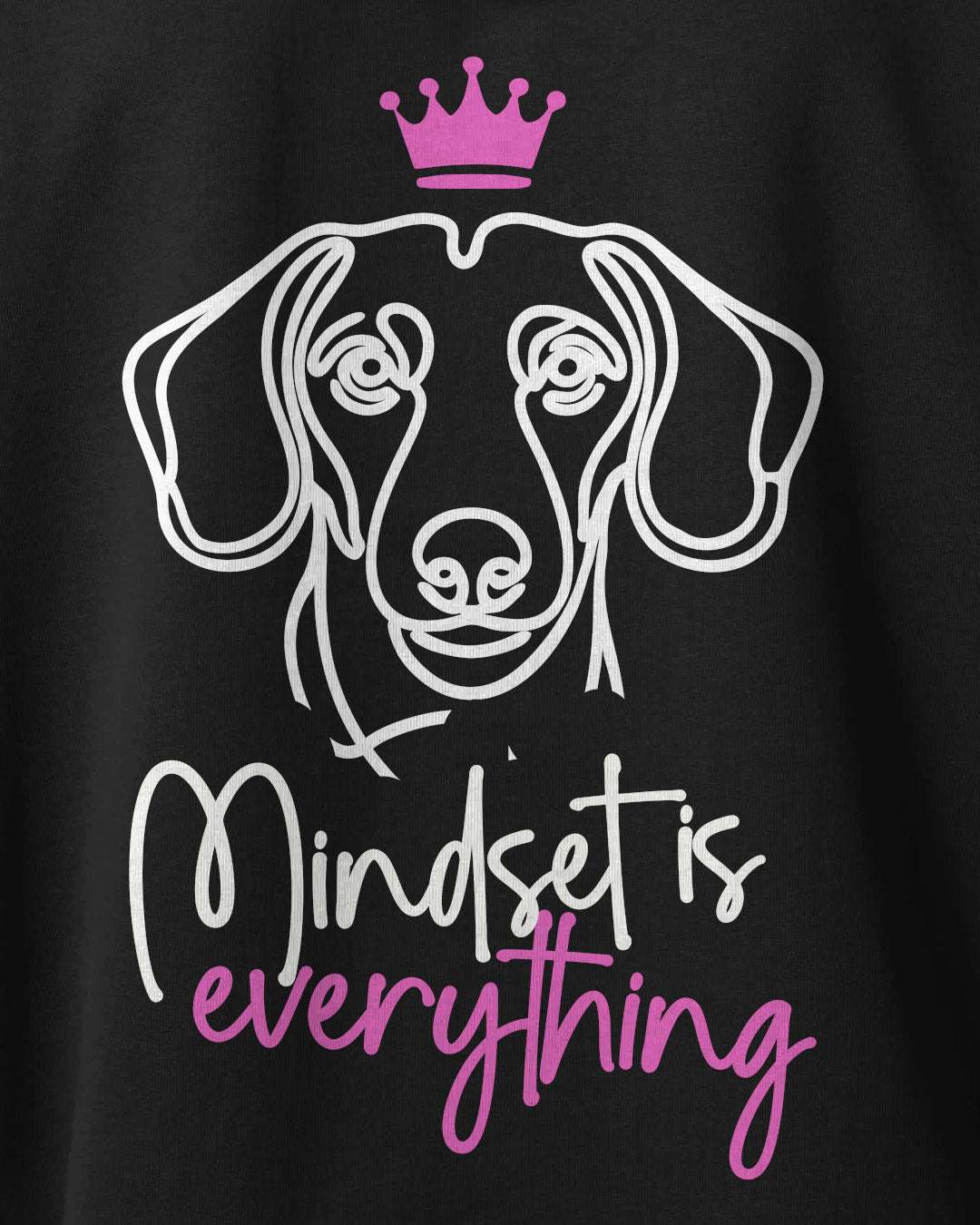 Detailbild – Mindset is everything - Dackel