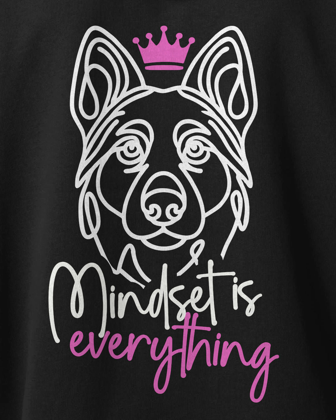 Detailbild – Mindset is everything - Deutscher Schäferhund