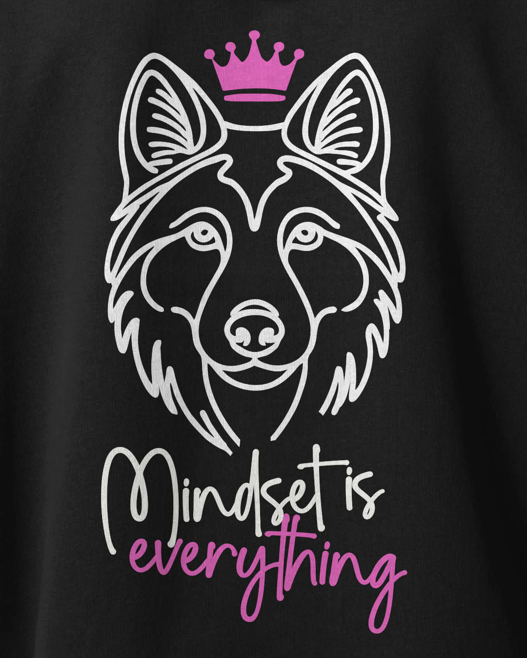 Detailbild – Mindset is everything - Wolfhund