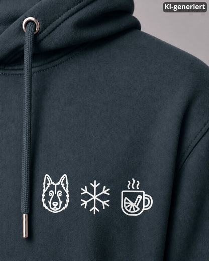 Detailbild – Hund Schneeflocke Glühwein - Altdeutscher Schäferhund