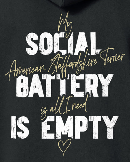 Detailbild – Social Battery Is Empty - Amstaff