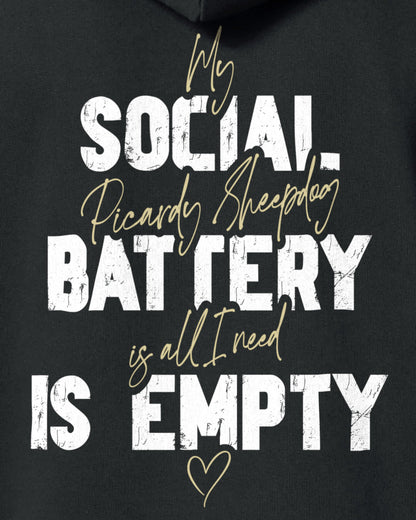 Detailbild – Social Battery Is Empty - Berger de Picardie