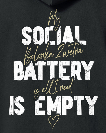 Detailbild – Social Battery Is Empty - Bolonka Zwetna