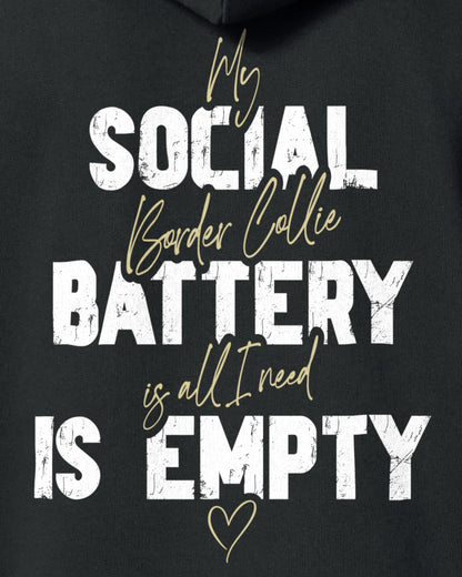 Detailbild – Social Battery Is Empty - Border Collie