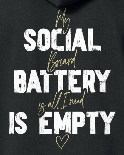 Detailbild – Social Battery Is Empty - Briard