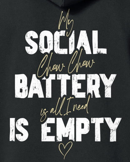 Detailbild – Social Battery Is Empty - Chow Chow