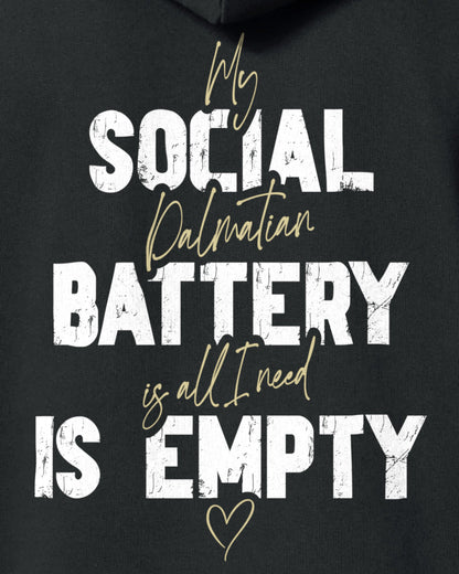 Detailbild – Social Battery Is Empty - Dalmatiner