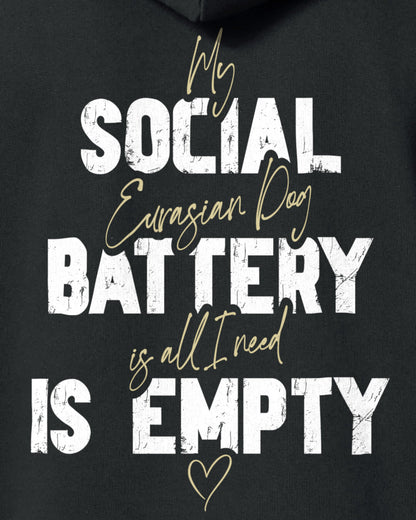 Detailbild – Social Battery Is Empty - Eurasier