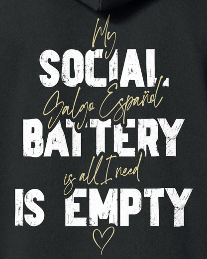Detailbild – Social Battery Is Empty - Galgo Español