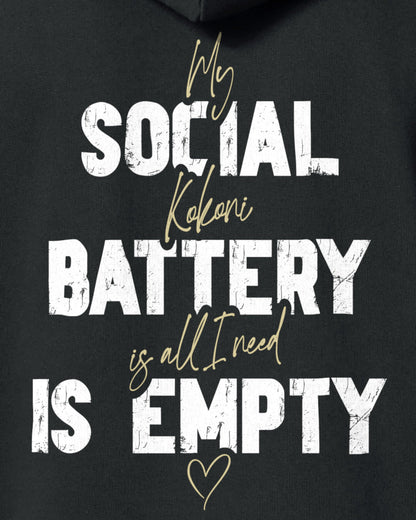 Detailbild – Social Battery Is Empty - Kokoni
