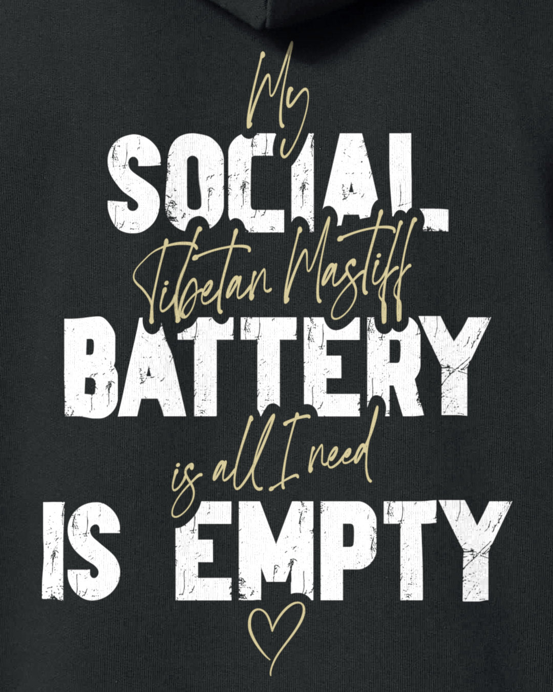 Detailbild – Social Battery Is Empty - Do Khyi