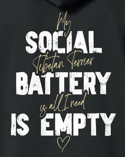 Detailbild – Social Battery Is Empty - Tibet-Terrier