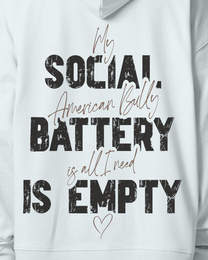 Detailbild – Social Battery Is Empty - American Bully