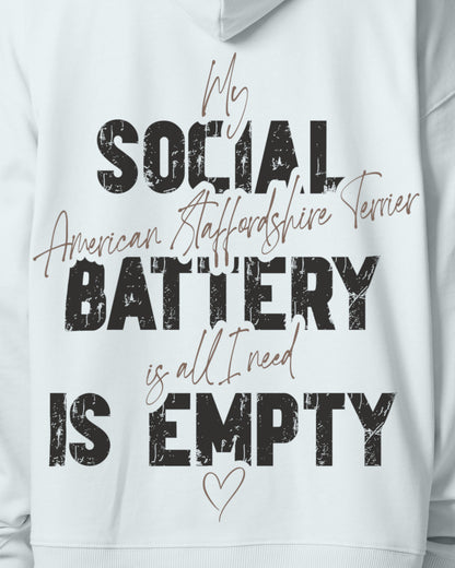 Detailbild – Social Battery Is Empty - Amstaff