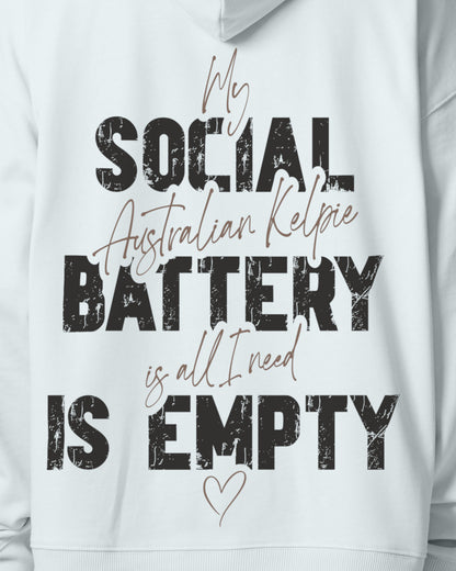 Detailbild – Social Battery Is Empty - Australian Kelpie
