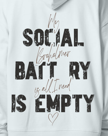 Detailbild – Social Battery Is Empty - Broholmer
