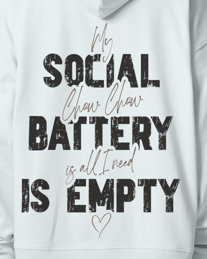 Detailbild – Social Battery Is Empty - Chow Chow