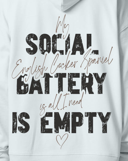 Detailbild – Social Battery Is Empty - Cocker Spaniel