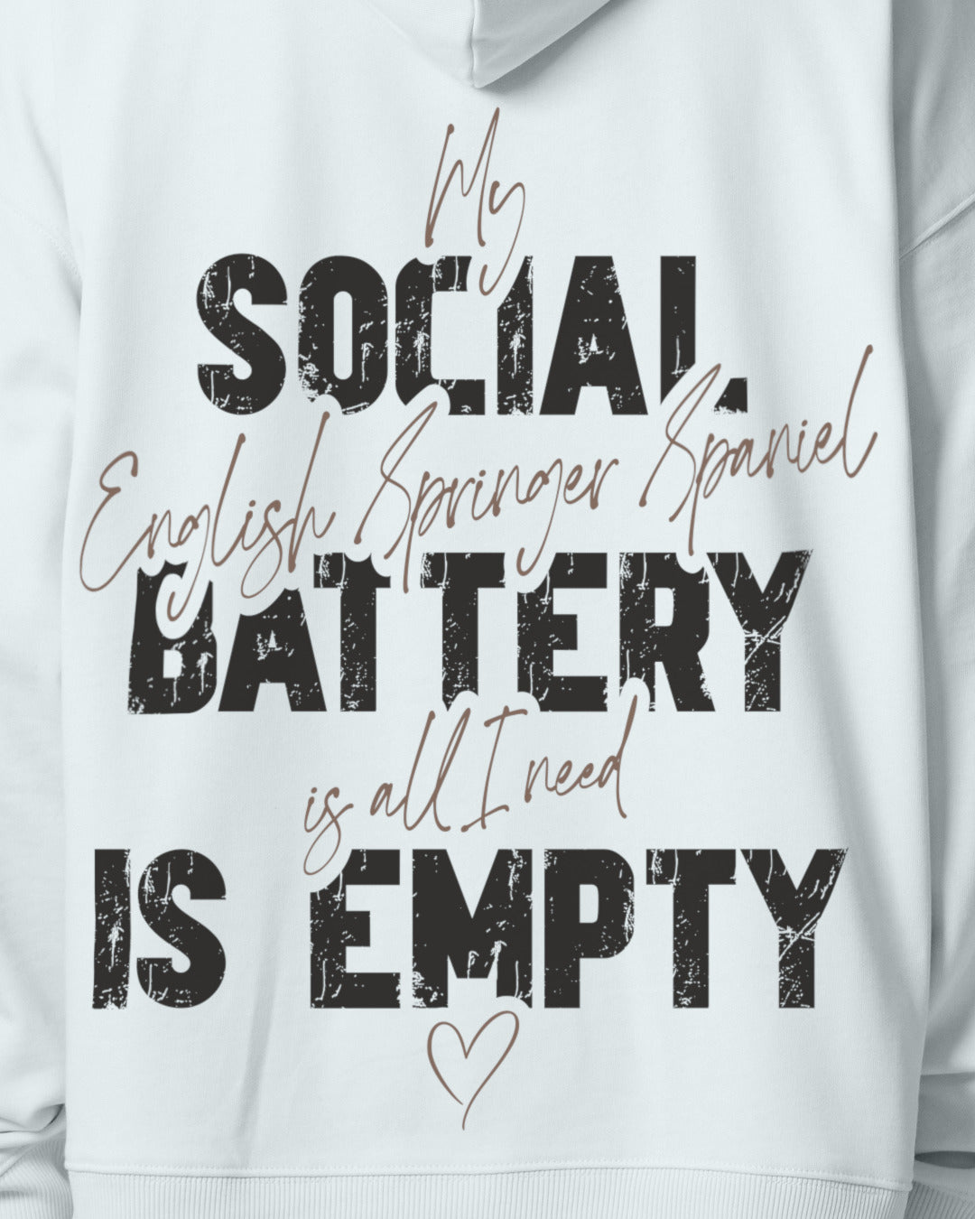 Detailbild – Social Battery Is Empty - English Springer Spaniel