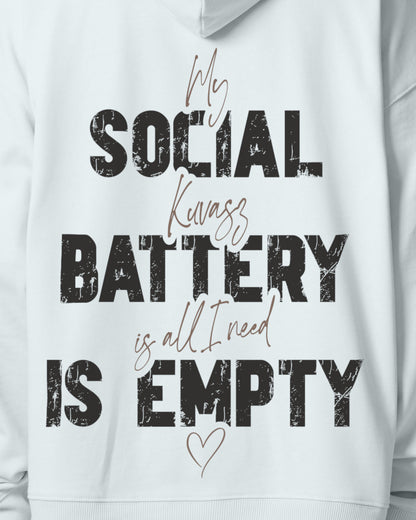 Detailbild – Social Battery Is Empty - Kuvasz